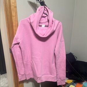 ZYIA Pink Cowl Neck Sweater Cozy and Elegant